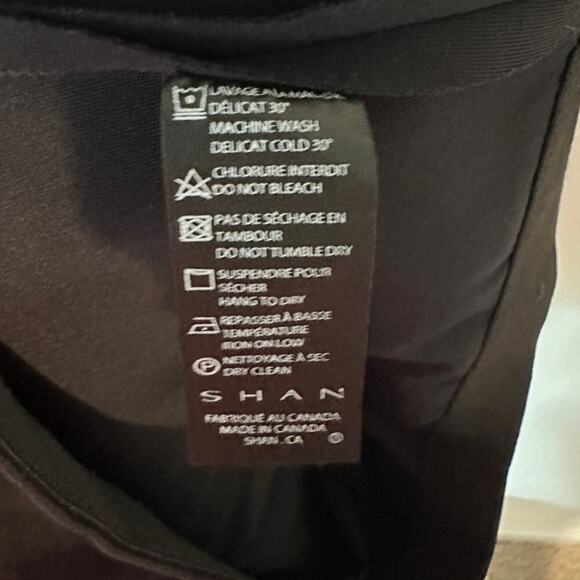 SHAN Size 14 Stretch Quiet Luxury Legging Black Plus Skinny Ankle Work Pants - Picture 5 of 11